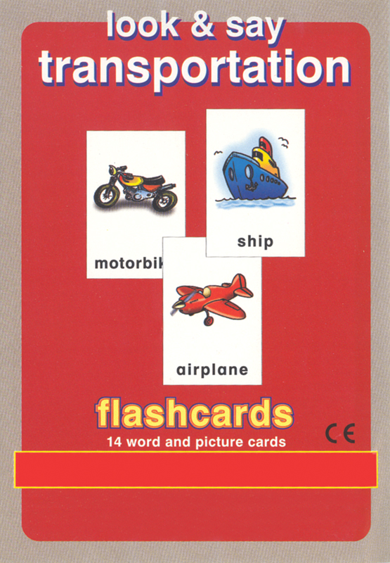 Transportation 14 word and picture cards - Κάρτες Μάθησης-Μεταφορικά Μέσα