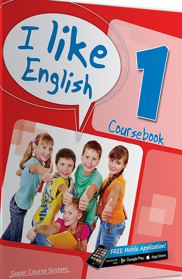 I like English 1 Coursebook+Activity Book+ writer Portofolio+iebook