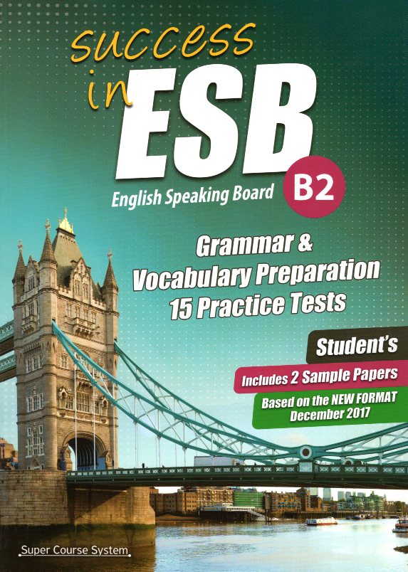 Success in ESB B2 Grammar & Vocabulary Preparation 15 Practice Test Student's