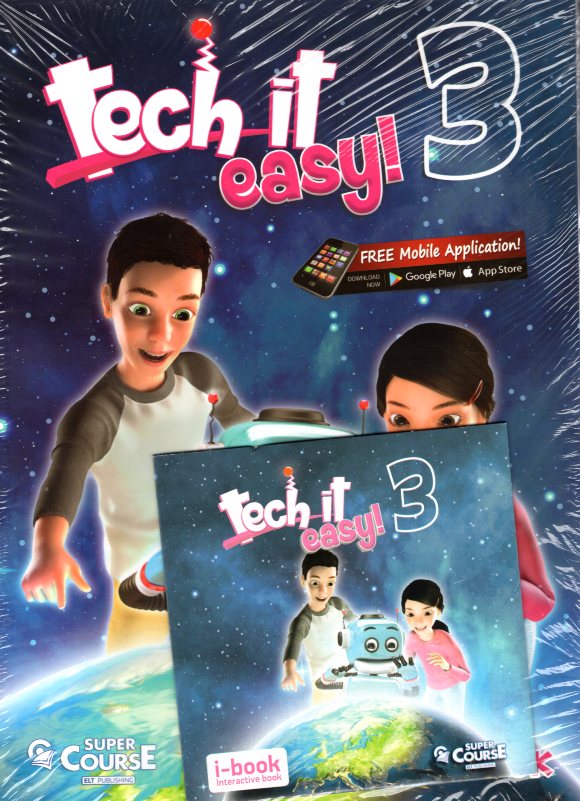 Tech it easy 3 Πακέτο με ibook (Coursebook, Activity Book, Writer's Portofolio, χάρτη)