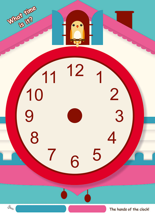 The Clock / What time is it? (Περιέχει 1 φύλλο Α4)