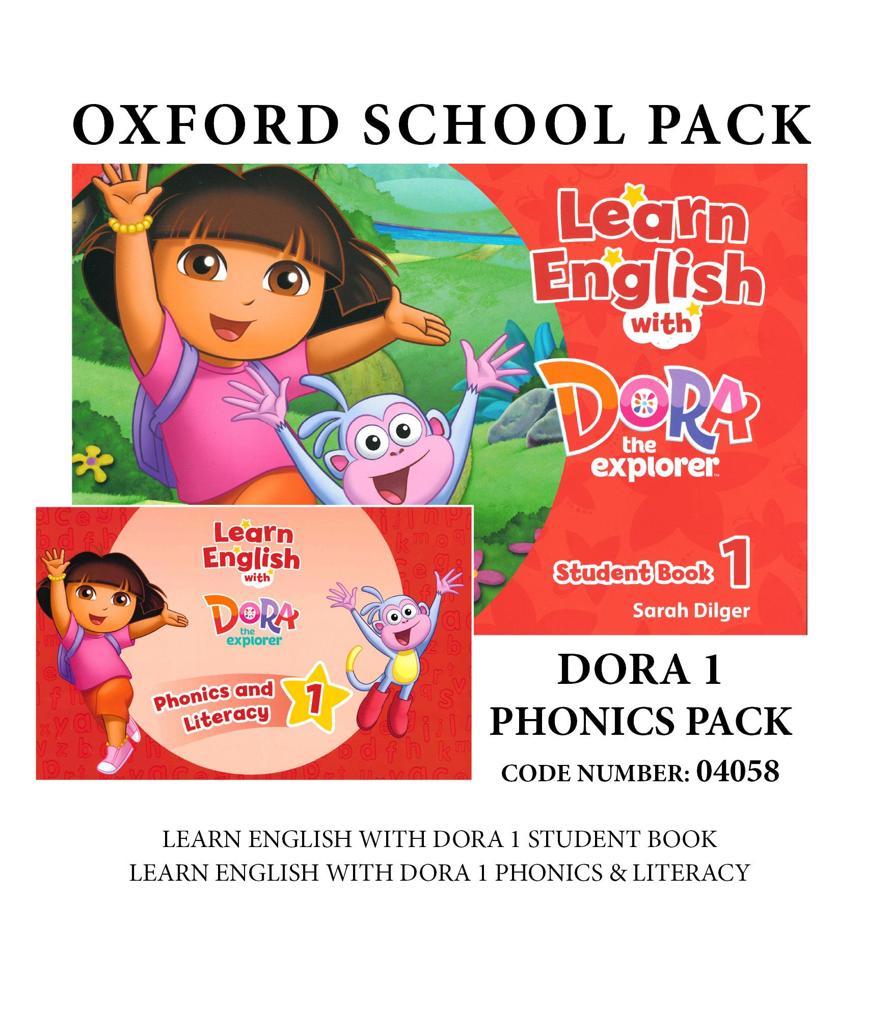 Learn English with Dora the Explorer 1 Phonics Pack 04058