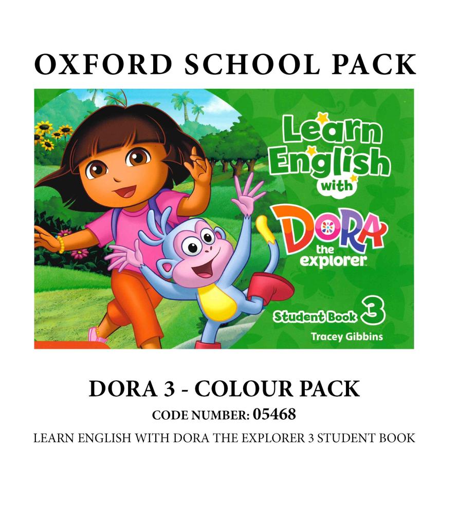 Learn English with Dora the Explorer 3 Colour Pack 05468