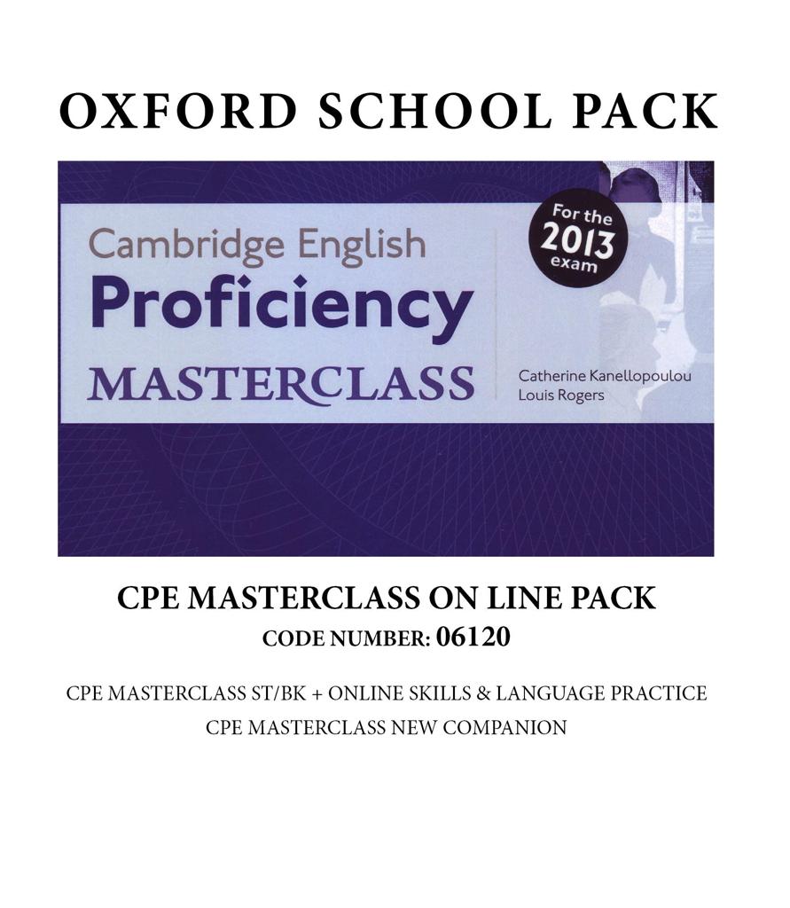 CPE Masterclass on Line Pack for the 2013 Exam 06120