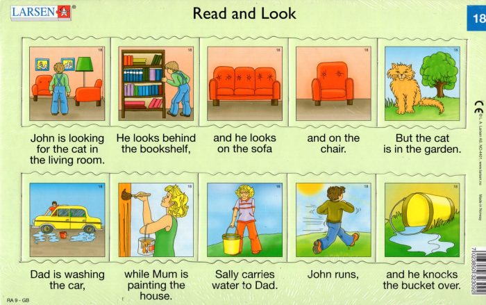 Read and Look Puzzle No. 17 & No. 18 Read and Look Puzzle No. 17 & No. 18