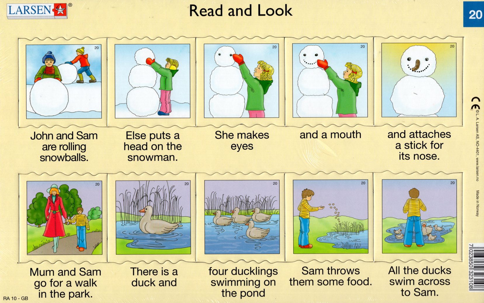 Read and Look Puzzle No. 19 & No. 20