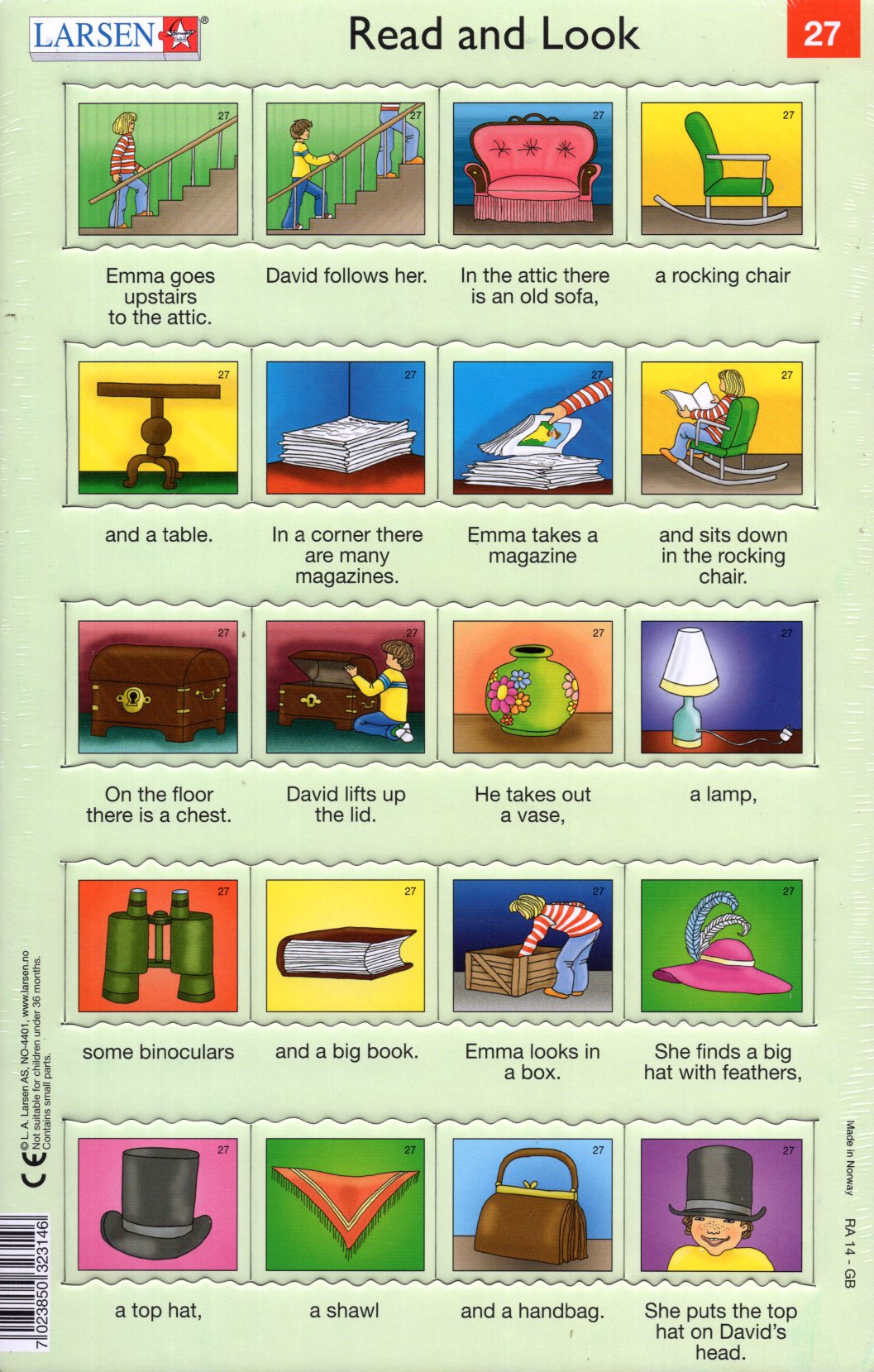 Read and Look Puzzle No. 27 & No. 28