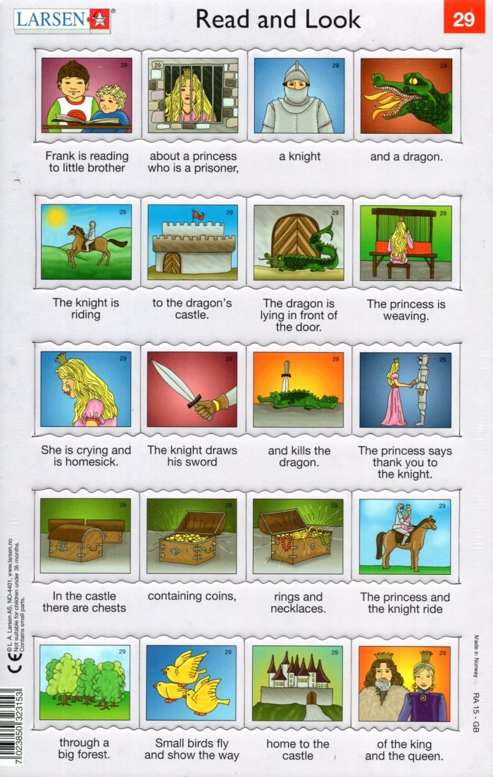 Read and Look Puzzle No. 29 & No. 30 Read and Look Puzzle No. 29 & No. 30