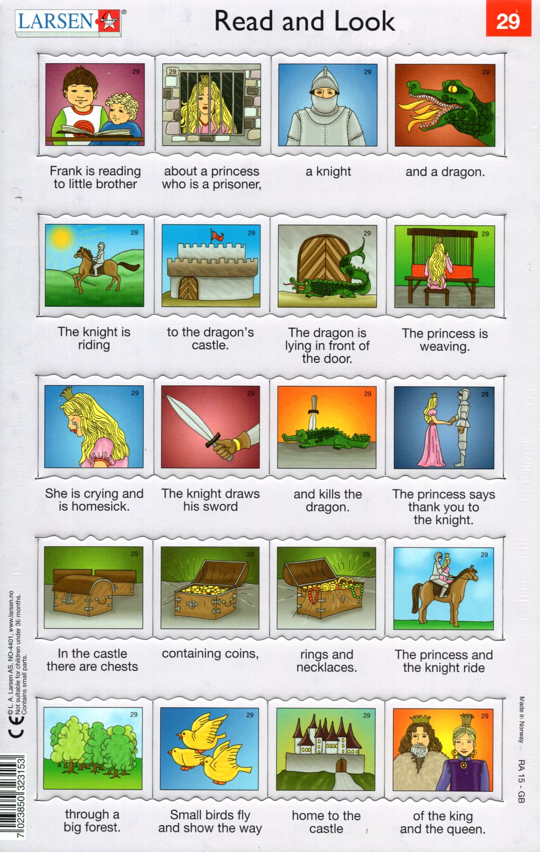 Read and Look Puzzle No. 29 & No. 30