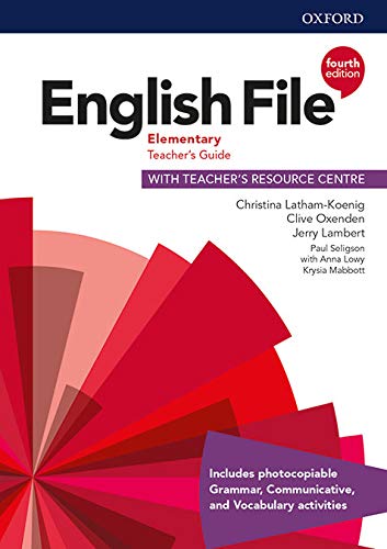 English File Elementary Teacher's Guide with Teacher's Resource Centre 4th Edition