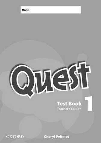 Quest 1 Test Book Teacher’s Edition Overprinted