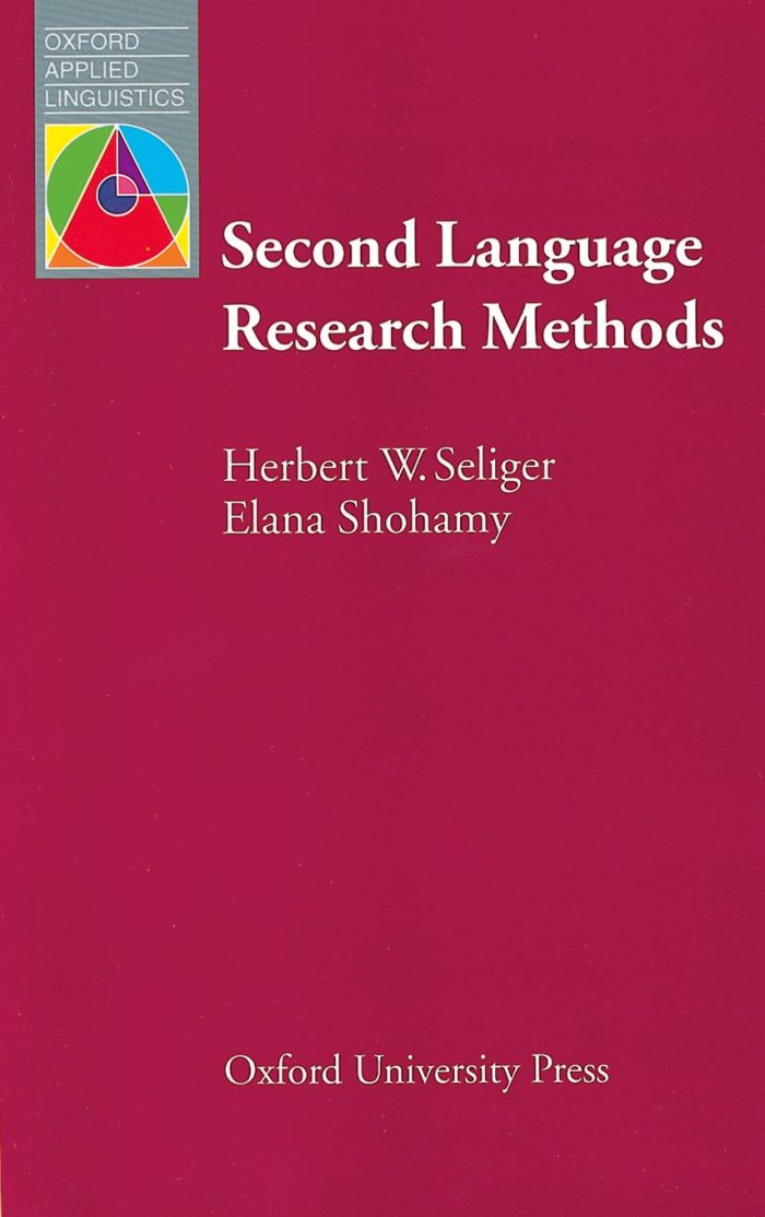 Second Language Research Methods Second Language Research Methods