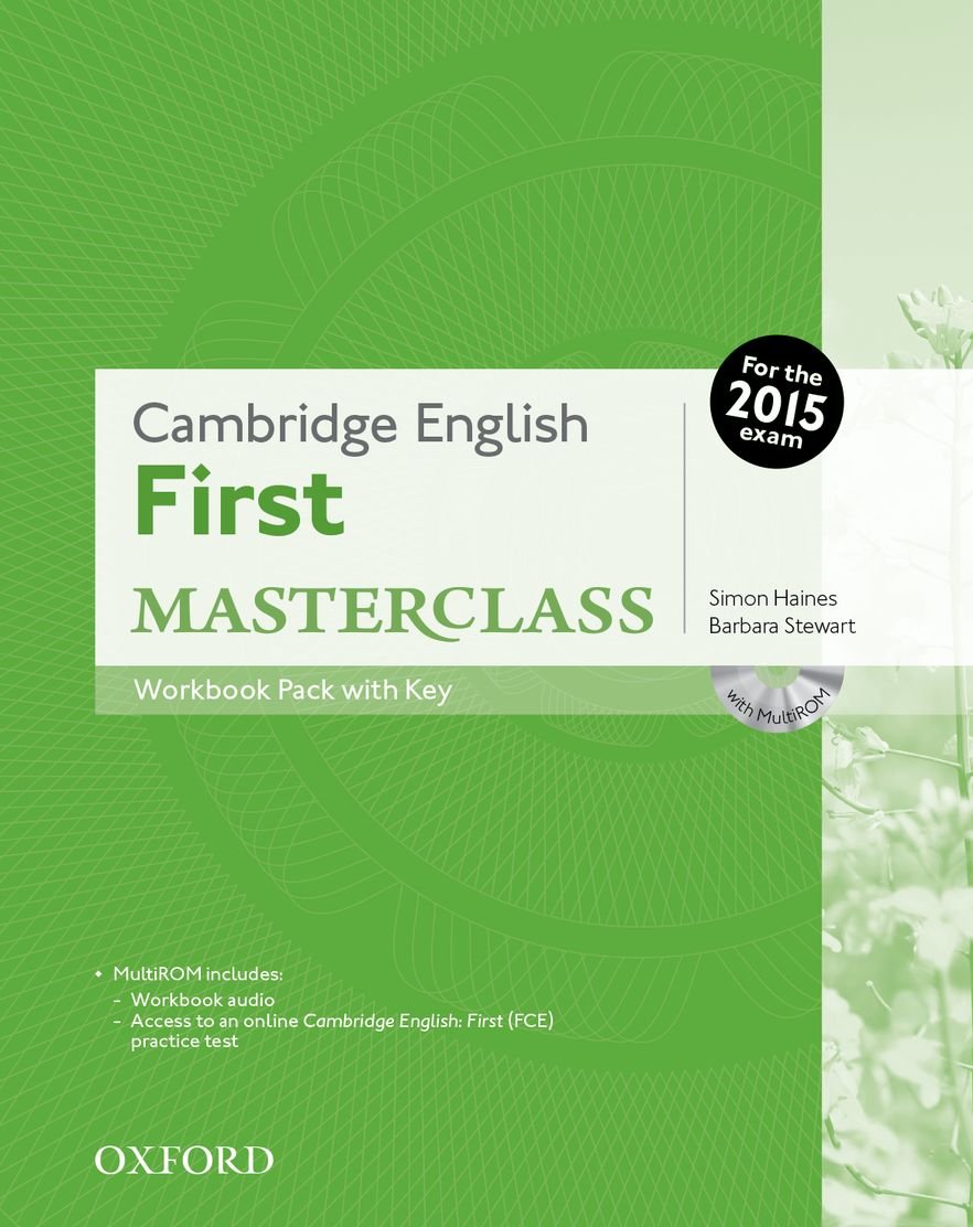 Cambridge English First Masterclass Workbook with key and Multi Rom