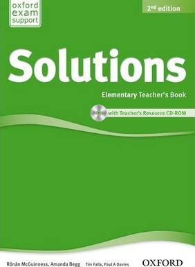 Solutions Elementary Teacher's Book + CD-ROM 2nd Edition