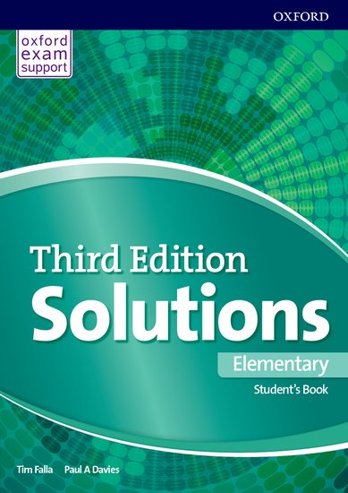 Solutions Elementary Student's Book 3nd Edition