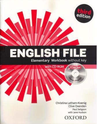English File Elementary Workbook without key + CD Rom 3rd Edition
