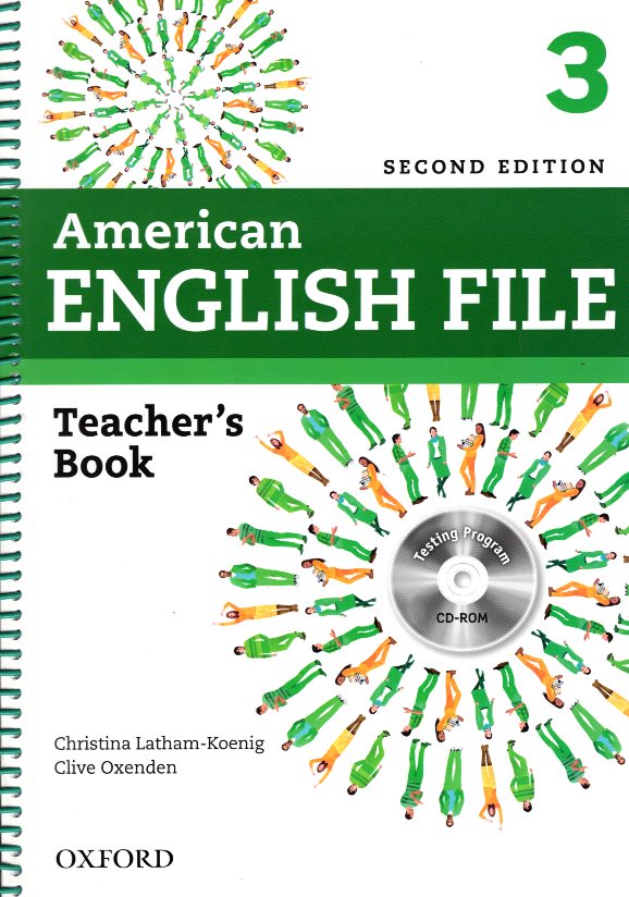 American English File 3 Teacher's Book + CD Rom 2nd Edition