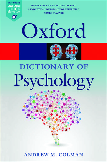 Oxford Dictionary of Psychology Fourth Edition
