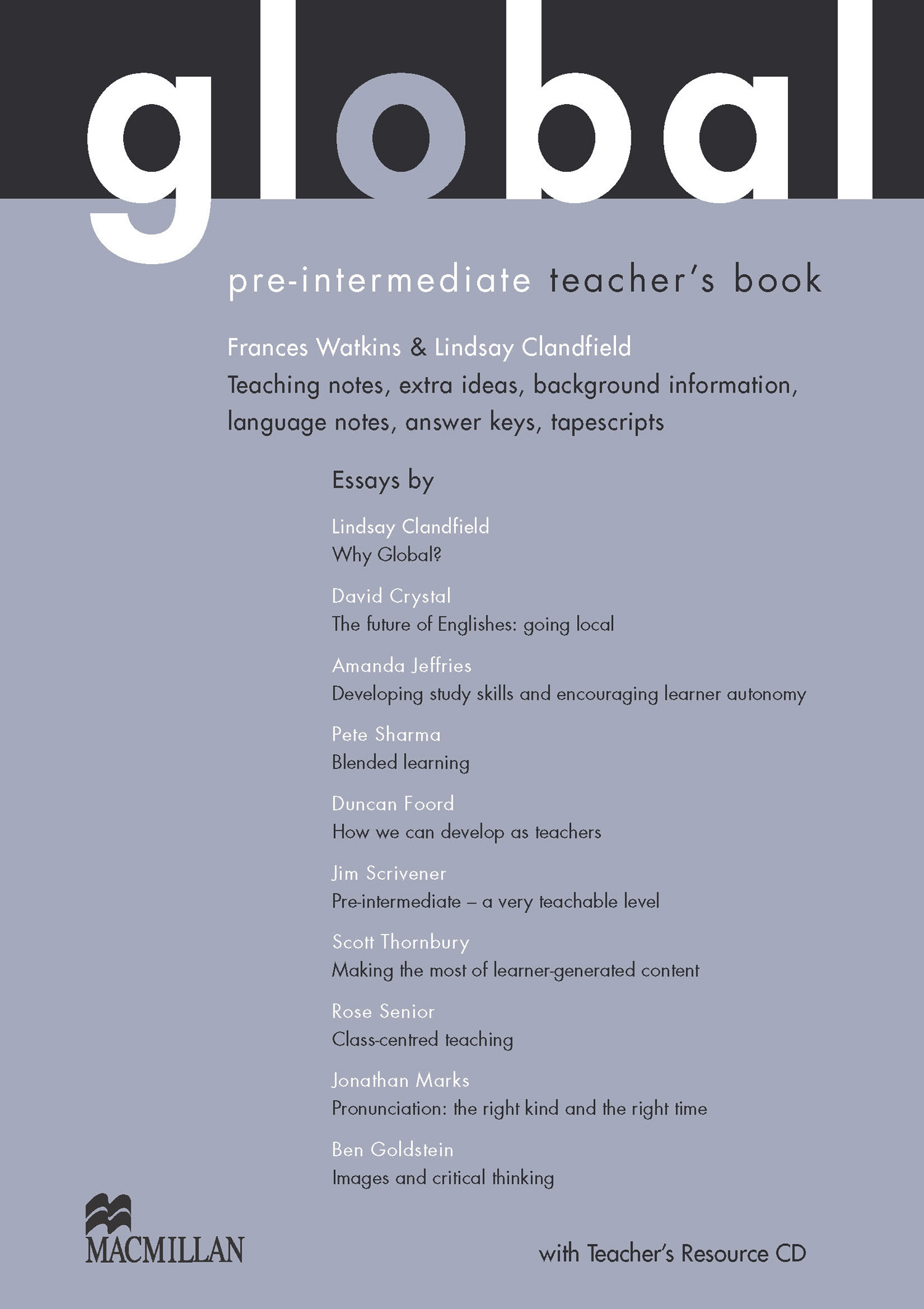 Global Pre-Intermediate Teacher's Book + CD