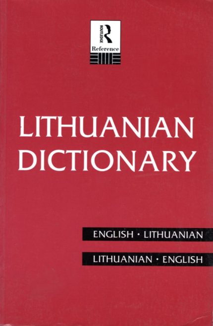 Lithuanian Dictionary Lithuanian-English English-Lithuanian