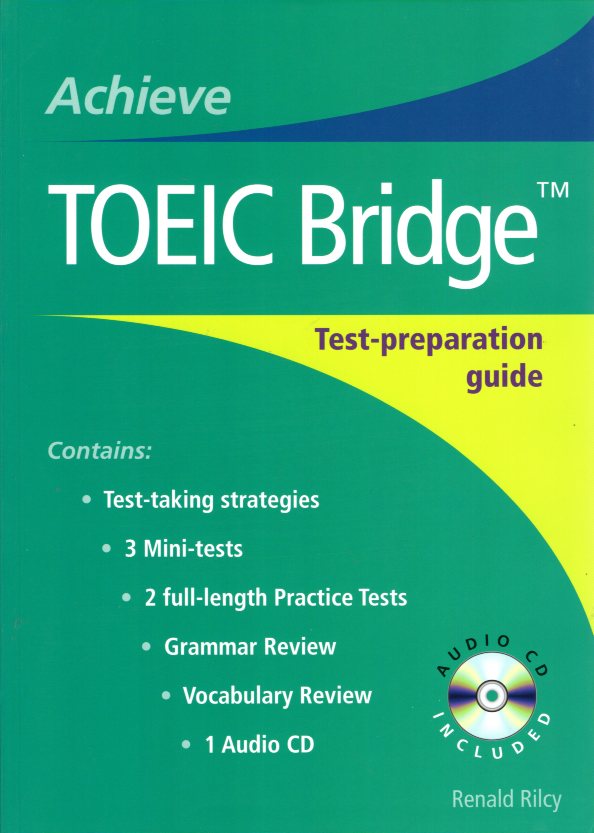 Achieve TOEIC Bridge Test Preparation Guide includes Audio CD