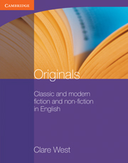 Originals Classic and modern fiction and non-fiction in English