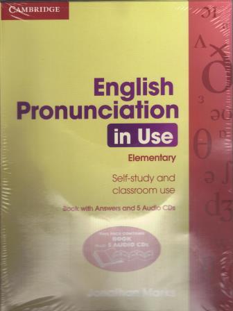 English Pronunciation in Use Elementary Book with Answers  with 5 Audio CDs