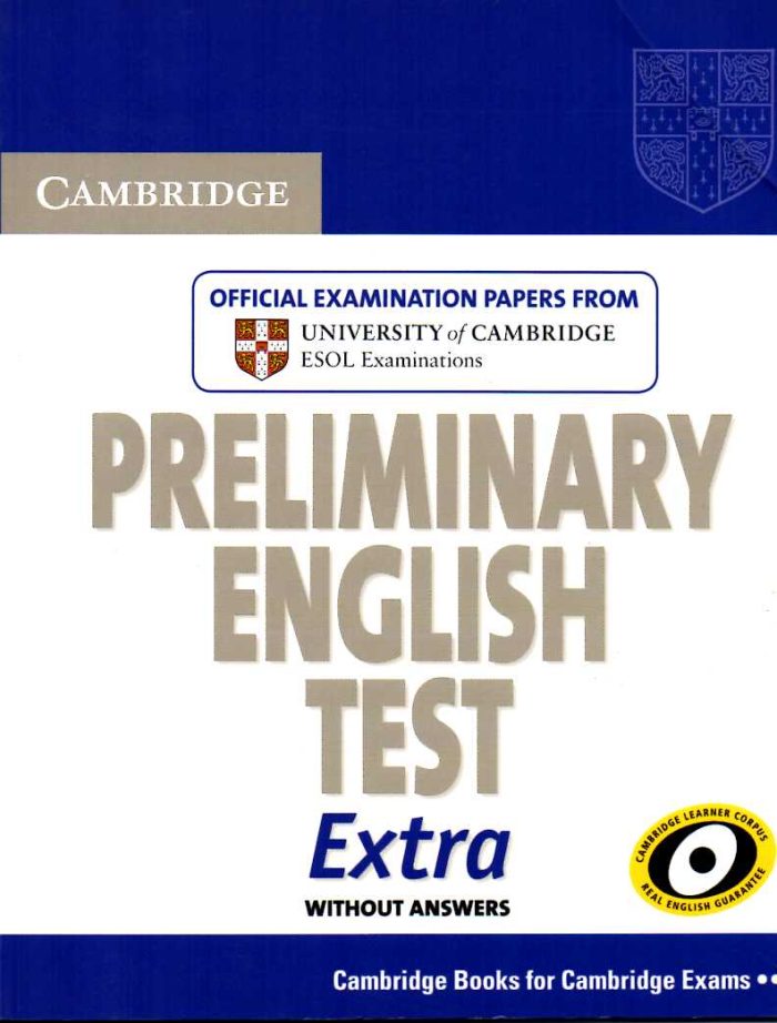 Cambridge Preliminary English Test Extra Students Book Cambridge Preliminary English Test Extra Students Book