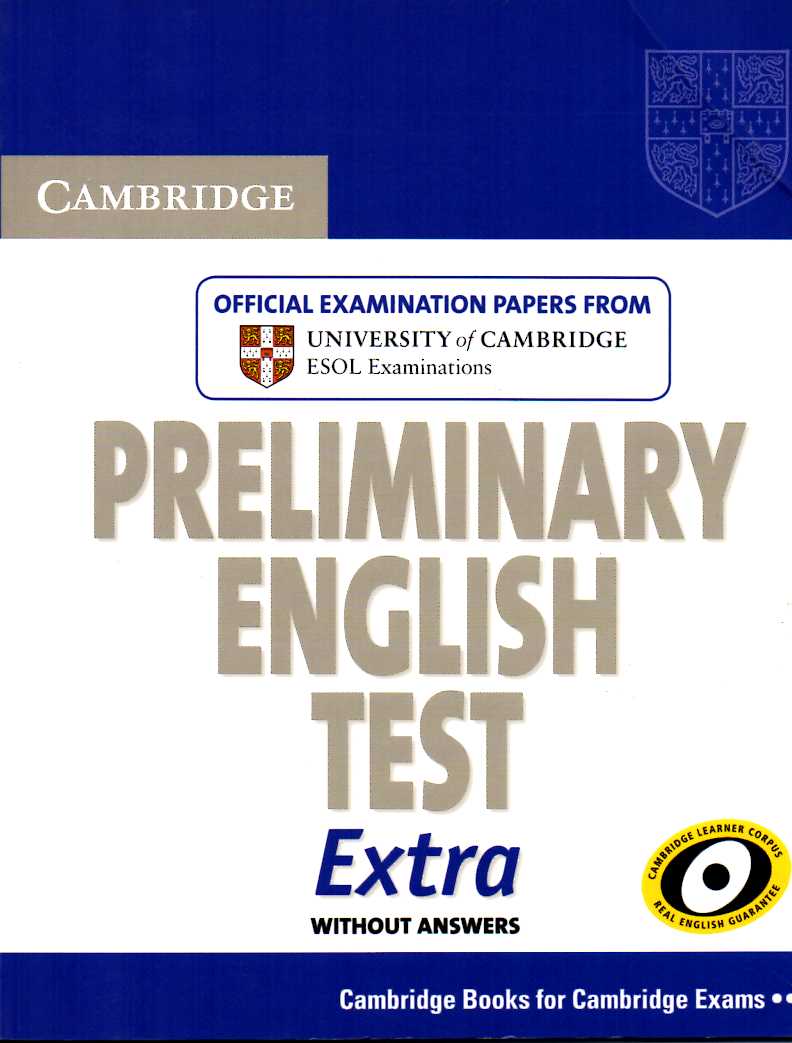 Cambridge Preliminary English Test Extra Students Book
