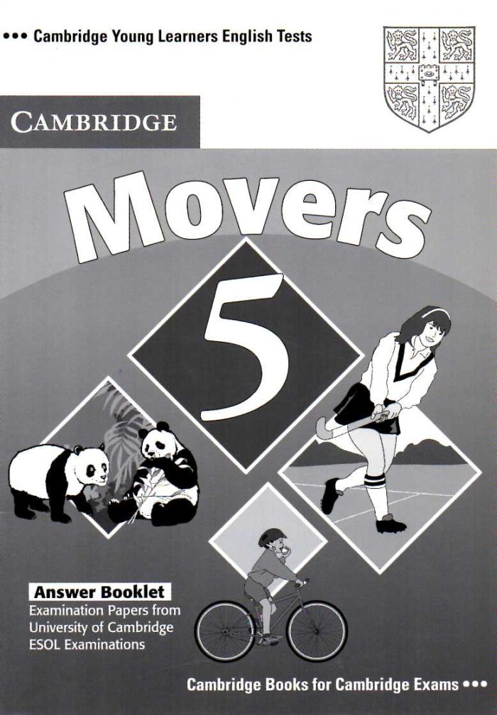 Cambridge Young Learners English Tests Movers 5 Answer Booklet Cambridge Young Learners English Tests Movers 5 Answer Booklet