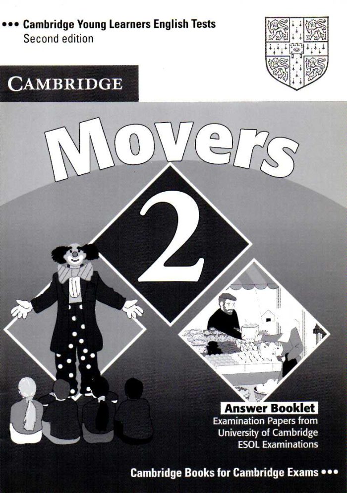 Cambridge Young Learners English Tests Movers 2 Answer Booklet Cambridge Young Learners English Tests Movers 2 Answer Booklet