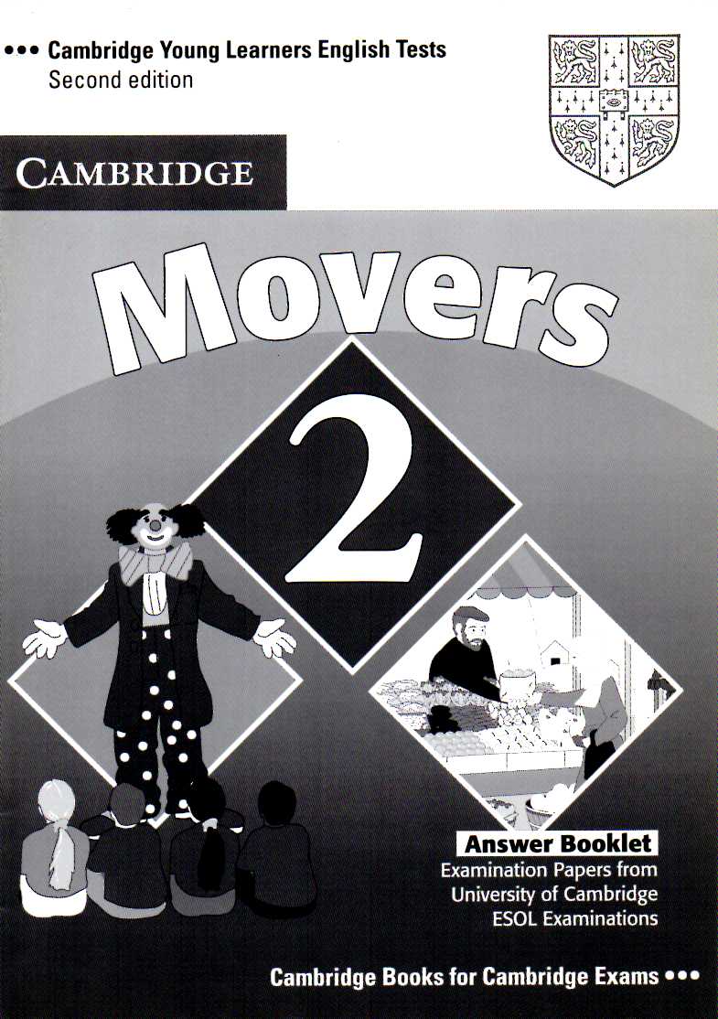 Cambridge Young Learners English Tests Movers 2 Answer Booklet