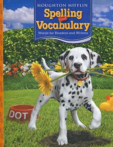 Houghton Mifflin Spelling and Vocabulary Consumable Student Book Ball and Stick Grade 2