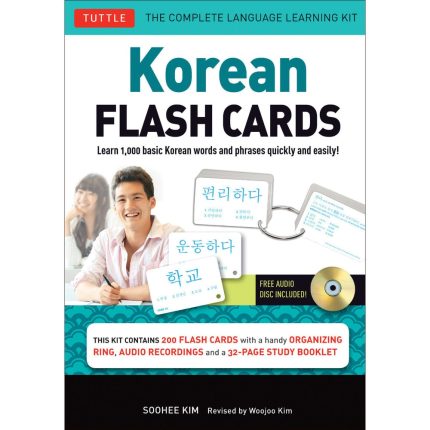 Korean Flash Cards Kit free Audio Disc included