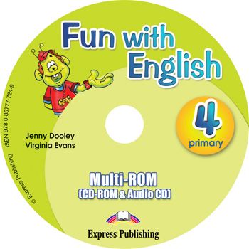 Fun with English 4 Primary  multi-ROM CD-ROM & Audio CD
