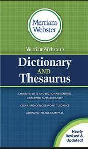 Merriam-Webster's Dictionary and Thesaurus, New Edition