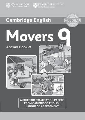 Cambridge English Young Learners  Movers 9 Answer Booklet