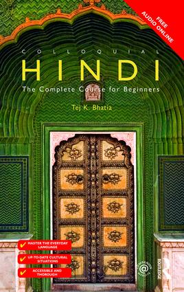 Colloquial Hindi + free audio online The Complete Course for Beginners 2nd Edition