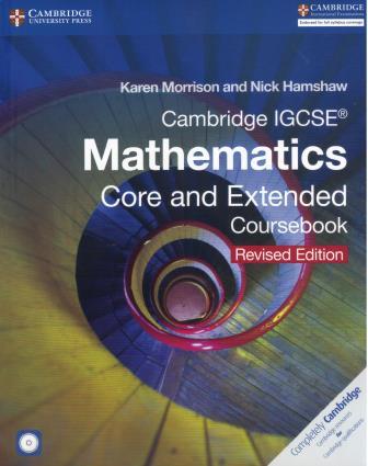 Cambridge IGCSE Mathematics Core and Extended Coursebook with CD-ROM