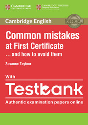 Common Mistakes at First Certificate… and How to Avoid Them Paperback with Testbank