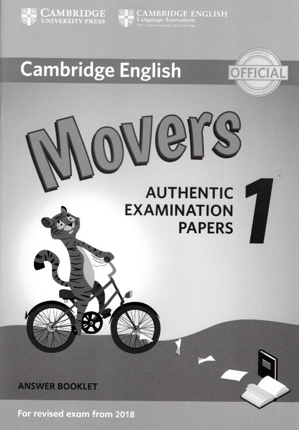 Cambridge English Movers 1  Answer Booklet for Revised Exam from 2018