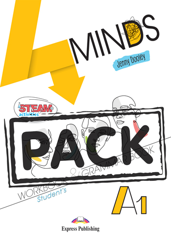 4Minds A1 Workbook and Grammar Student's Book with DigiBooks App