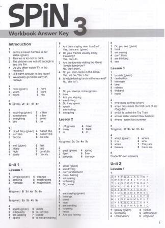 SPiN 3 Workbook with Answer Key