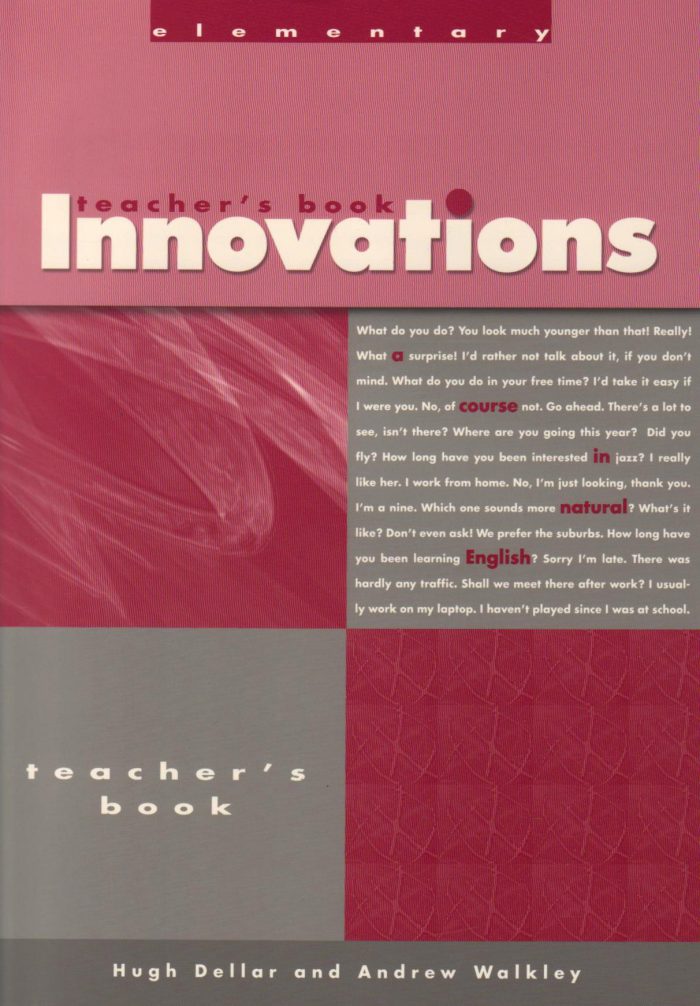 Innovations Elementary Teacher's Book Innovations Elementary Teacher's Book