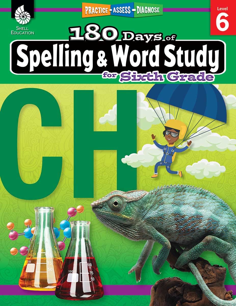 180 Days of Spelling and Word Study: Grade 6