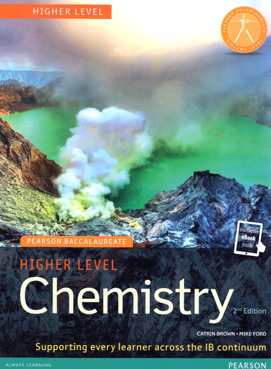Pearson Baccalaureate Chemistry Higher Level  2nd Edition eBook inside