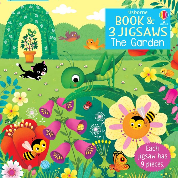 Usborne Book and 3 Jigsaws: The Garden Usborne Book and 3 Jigsaws: The Garden