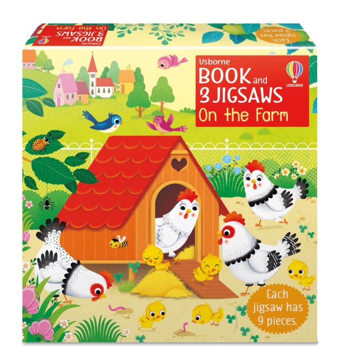 Usborne Book and 3 Jigsaws: On the Farm Usborne Book and 3 Jigsaws: On the Farm