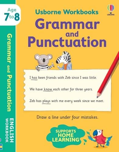 Usborne Workbooks: Grammar and Punctuation Age to 7-8