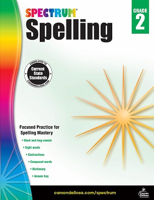 Spectrum Spelling Workbook Grade 2